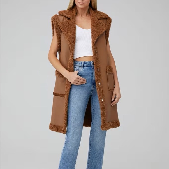 Blank NYC Jackets & Blazers - BLANK NYC TOUCH AND GO VEST LONG COAT